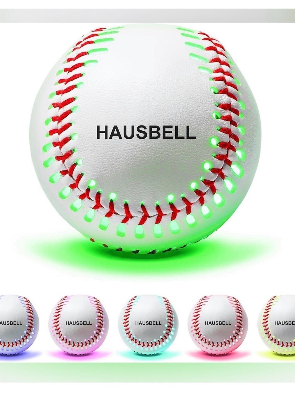 LED Light-Up MLB Baseball - Multiple Colors- Display / Play Catch at Night